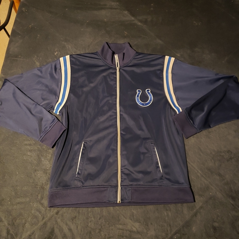 Vintage 2XL Steve and Berrys Colts Athletic Jacket Blue